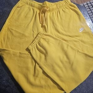 Nike Womens Bright Yellow Sweatpants